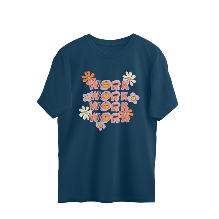 Women's : Work Oversized Tees - Image 2