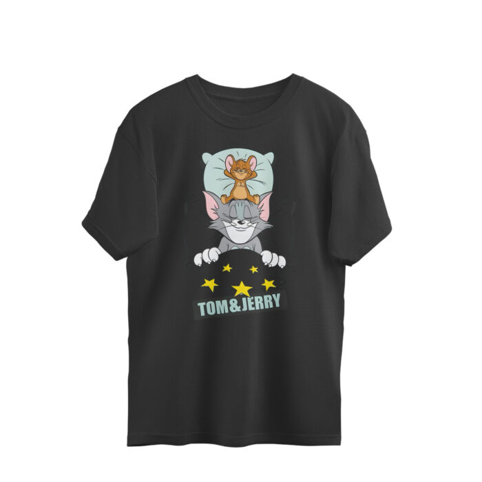 Women's : Tom & Jerry Oversized Tees - Image 1