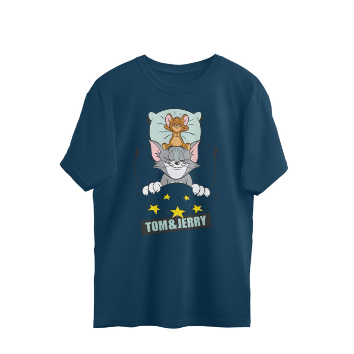 Women's : Tom & Jerry Oversized Tees - Image 3