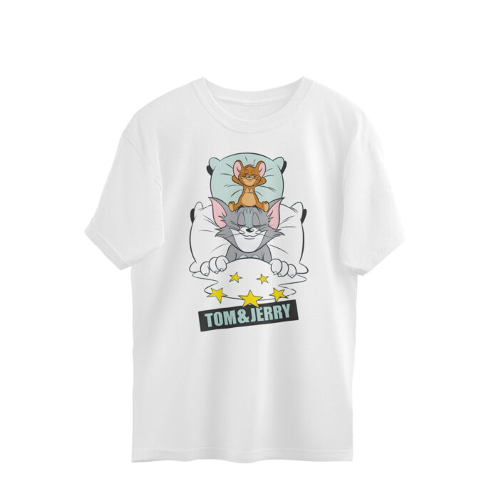 Women's : Tom & Jerry Oversized Tees - Image 4