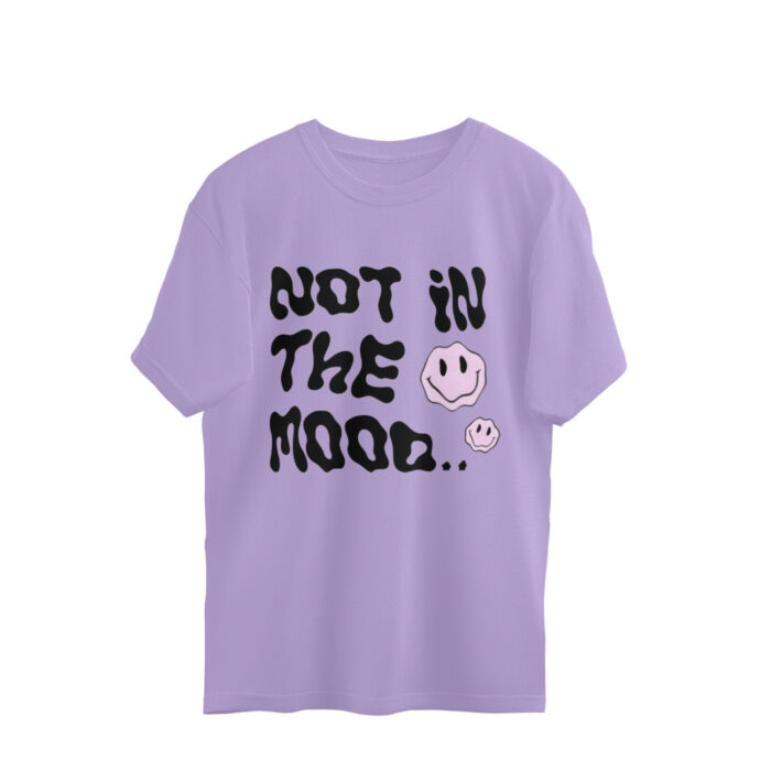 Women's : Not in The Mood Oversized Tees - Image 1