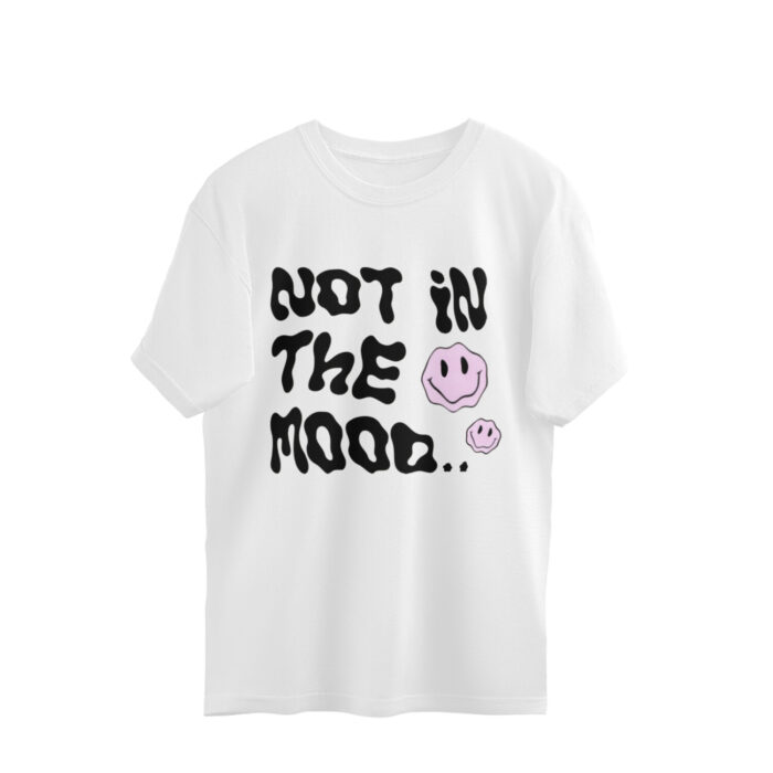 Women's : Not in The Mood Oversized Tees - Image 2