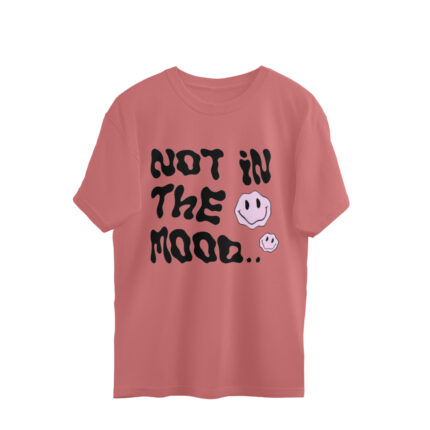 Women's : Not in The Mood Oversized Tees - Image 3