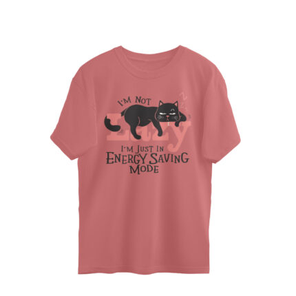 Women's : Lazy Cat Oversized Tees - Image 3