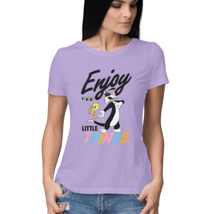 Women's : Enjoy The Little Things T-shirt - Image 2