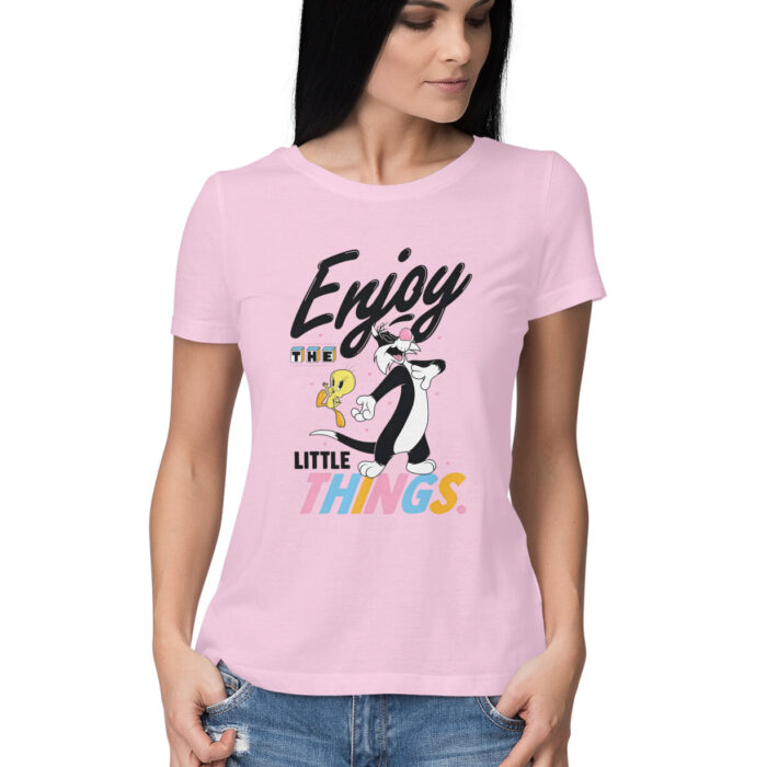 Women's : Enjoy The Little Things T-shirt - Image 3