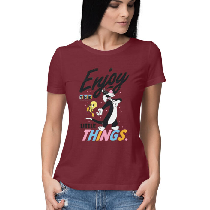 Women's : Enjoy The Little Things T-shirt - Image 4