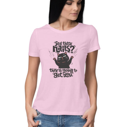 Women's : Sharp Nails Tees - Image 4